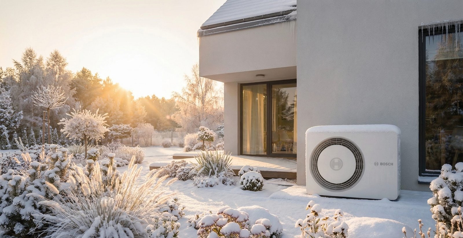 Wärmepumpe im Winter